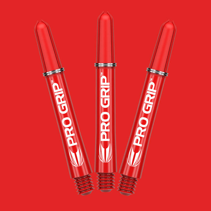 TARGET DARTS Pro Grip Shafts Short Red